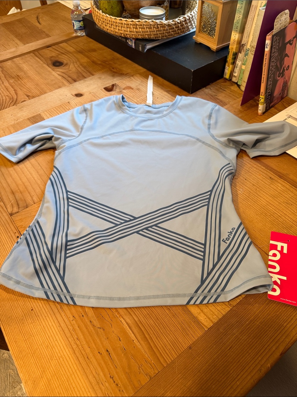 Fenka Light Blue Short-Sleeve Performance Tee